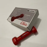 DuoDian Dumbbells, 0.5KG Weight, Safe PVC Material, Non-Slip Design, Durable and Compact
