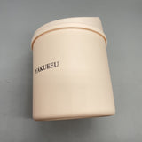 YAKUEEU Dust Bins for Household Purposes, Pink, 16.8×13.5cm, PP Material, Flip-Top Lid, Simple Design