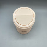 YAKUEEU Dust Bins for Household Purposes, Pink, 16.8×13.5cm, PP Material, Flip-Top Lid, Simple Design