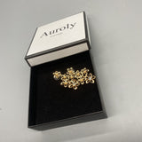 Auroly Earrings - New Chinese Style, Elegant Floral Design