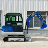 MachPro Earth moving machines, namely, excavators, Heavy Duty Earth Moving Machines in Blue