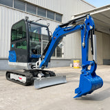 MachPro Earth moving machines, namely, excavators, Heavy Duty Earth Moving Machines in Blue