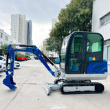 MachPro Earth moving machines, namely, excavators, Heavy Duty Earth Moving Machines in Blue