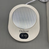 Onikcor Electric food warmers in the nature of dishes, One-Touch Control, Long-Lasting & Energy-Efficient, Constant Temperature, 16W, 3-Level Temperature Control, Lightweight & Safe, Aluminum Alloy + PP Plastic