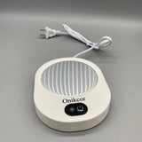 Onikcor Electric food warmers in the nature of dishes, One-Touch Control, Long-Lasting & Energy-Efficient, Constant Temperature, 16W, 3-Level Temperature Control, Lightweight & Safe, Aluminum Alloy + PP Plastic