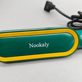 Nookaly Electric Hair Straightening Irons - PTC Heating, 30s Fast Heating, Hair Care Thermostat, Anti-Scald Design, Temperature Control, Dual-Use for Straightening and Curling, Green, 270×30mm