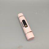 XUMTOM Electric Nasal Hair Trimmers Pink Ceramic Blades ABS Dual Head Long & Short Hair Grooming