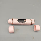 XUMTOM Electric Nasal Hair Trimmers Pink Ceramic Blades ABS Dual Head Long & Short Hair Grooming