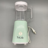 ToLife Electric Juice Extractors - High-Speed Motor, One-Button Cleaning, 800ml Capacity, 32×16cm, Teal