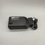 BI-METAL Electric Paper Hole Punches, Office Requisites, Black, Dual Power Supply, 20-Sheet Capacity, Efficient Stapling, 350g