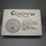 Coovy Electric Sweeper – 3-in-1 Vacuum, Mopping, and Sweeping, USB Rechargeable, 5V 1500mAh Battery, 50 Minutes Runtime, 380g, Compact 19x19x5.5cm