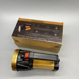 Glznorend Electric Torches for Lighting, 19×14cm, Rechargeable, Waterproof, 500m+ Range, 32 Hours Continuous Illumination