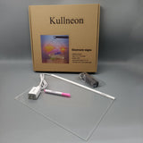 Kullneon Electronic signs, multifunctional applications, LED illuminated, USB socket