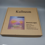 Kullneon Electronic signs, multifunctional applications, LED illuminated, USB socket