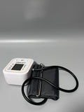 LIFARA Electronic Sphygmomanometer with One-Touch Operation, Heart Rate Monitoring, Dual User Memory, Voice Broadcast, and Backlit Color Screen