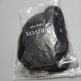 WRIVOX False Hair, 60cm Matte High-Temperature Silk, Hand-Sewn , Black Color