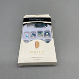 Neliwaye False Nails – Blue Set of 2, Easy Wear Press-On Nails for Instant Manicure, Durable & Stylish