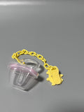 RocinaOme Feeding Bottle Teats, Safe Silicone Material, Heat-Resistant up to 120°C, Comfortable Rounded Handle, Ideal for Babies 4+ Months, 11×5cm