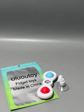 uiuoutoy Fidget Toy – Rotating & Gripping Stress Relief Toy, Food-Grade ABS, Compact 10.5×4cm Design for Anxiety & Focus
