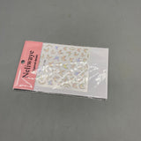 Neliwaye Fingernail Decals – Glitter Butterfly Series, Waterproof Nail Stickers for Easy Application and Long-Lasting Design