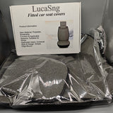 LucaSng Fitted car seat covers – Breathable Polyester, Winter-Ready, Easy Fit Design, Simple & Secure Edge Binding