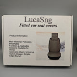LucaSng Fitted car seat covers – Breathable Polyester, Winter-Ready, Easy Fit Design, Simple & Secure Edge Binding