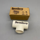 Semiera Fittings, not of metal, for pipes, Durable Non-Metal Water Pipe Connector, White – Anti-Aging, Sun-Resistant for Industrial, Agricultural, and Household Use