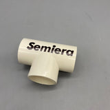 Semiera Fittings, not of metal, for pipes, Durable Non-Metal Water Pipe Connector, White – Anti-Aging, Sun-Resistant for Industrial, Agricultural, and Household Use