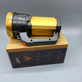 VibeXtr Flashlight – Rechargeable LED Torch with 500m Range, 32-Hour Continuous Lighting, Compact 19x14cm Design