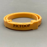 PJCFDOP Flea Collar – Natural Plant-Based, 90-Day Protection, Silicone, Adjustable 14-24cm Neck, orange,Cats and Dogs