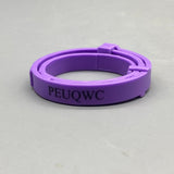 PEUQWC Flea Collar – Natural Plant-Based, 90-Day Protection, Silicone, Adjustable 14-24cm Neck, purple,Cats and Dogs