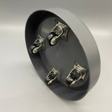 ic iclimetree Flower-pot pedestals, 245x220mm, PP Material, Gray – 120lb Capacity, 360° Rotating Casters for Easy Mobility