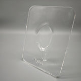 Eylia's Flower Vase – 20×15cm Transparent White, Lightweight 247g, Modern Decorative Vase for Home & Office