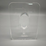 Eylia's Flower Vase – 20×15cm Transparent White, Lightweight 247g, Modern Decorative Vase for Home & Office