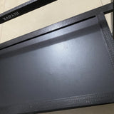 RAIPATH Folding Shelves - Collapsible Shoe Rack, 100x25x29cm, Black Color