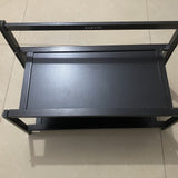 RAIPATH Folding Shelves - Collapsible Shoe Rack, 100x25x29cm, Black Color