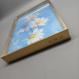 SUBCAI Framed Art Prints - Sunflower Image, 36x12 inches, Gold Metal Frame