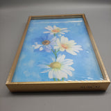 SUBCAI Framed Art Prints - Sunflower Image, 36x12 inches, Gold Metal Frame