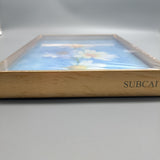 SUBCAI Framed Art Prints - Sunflower Image, 36x12 inches, Gold Metal Frame