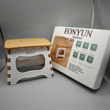 EONYUN Furniture – Foldable Chair, Modern Minimalist Style, 24.5cm, PP Plastic Material, Lightweight & Space-Saving