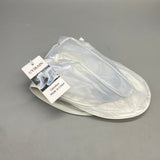 UYIRAIN Galoshes – Waterproof PVC White/Transparent Boots, Non-Slip Design, Durable PVC Sole, Size 38