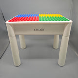 CFEIXIN Game Tables – Plastic, 41x32x3.5cm, 9 Color Options, Ideal for Building Blocks, Drawing, Fishing, Crafts, Educational & Outdoor Games