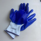 Luiswell Gardening Gloves, Nitrile & Polyester, 23×9.5cm, Durable & Non-Slip, Snug Fit Design