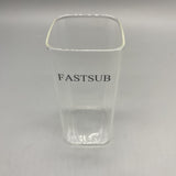 FASTSUB Glass Mugs - 400ml, Lightweight 140g, 13.5×6cm, Durable Glass Material