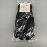 Wnddle Gloves, Satin Fabric, Purple-Black Color, Size S, Elegant and Comfortable Design