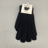 Wnddle Gloves, Satin Fabric, Purple-Black Color, Size S, Elegant and Comfortable Design