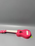 SereneSky Guitar, Real Playable Pink Guitar with Nylon Strings, Plastic Body, 38×12cm, Tunable Musical Instrument for Beginners