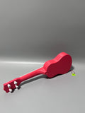 SereneSky Guitar, Real Playable Pink Guitar with Nylon Strings, Plastic Body, 38×12cm, Tunable Musical Instrument for Beginners