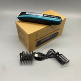 EzGoGo Hair Clipping Machine for Animals, Stainless Steel Blades, 45x27x158mm, Black & Green, Pet Grooming Clippers for Cats & Dogs