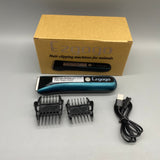 EzGoGo Hair Clipping Machine for Animals, Stainless Steel Blades, 45x27x158mm, Black & Green, Pet Grooming Clippers for Cats & Dogs